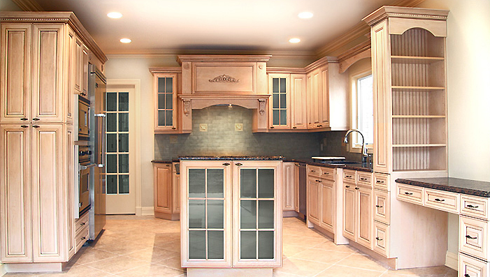 built-in home office cabinets