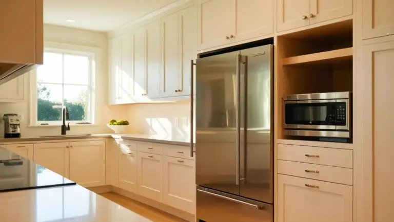 Appliances in garage