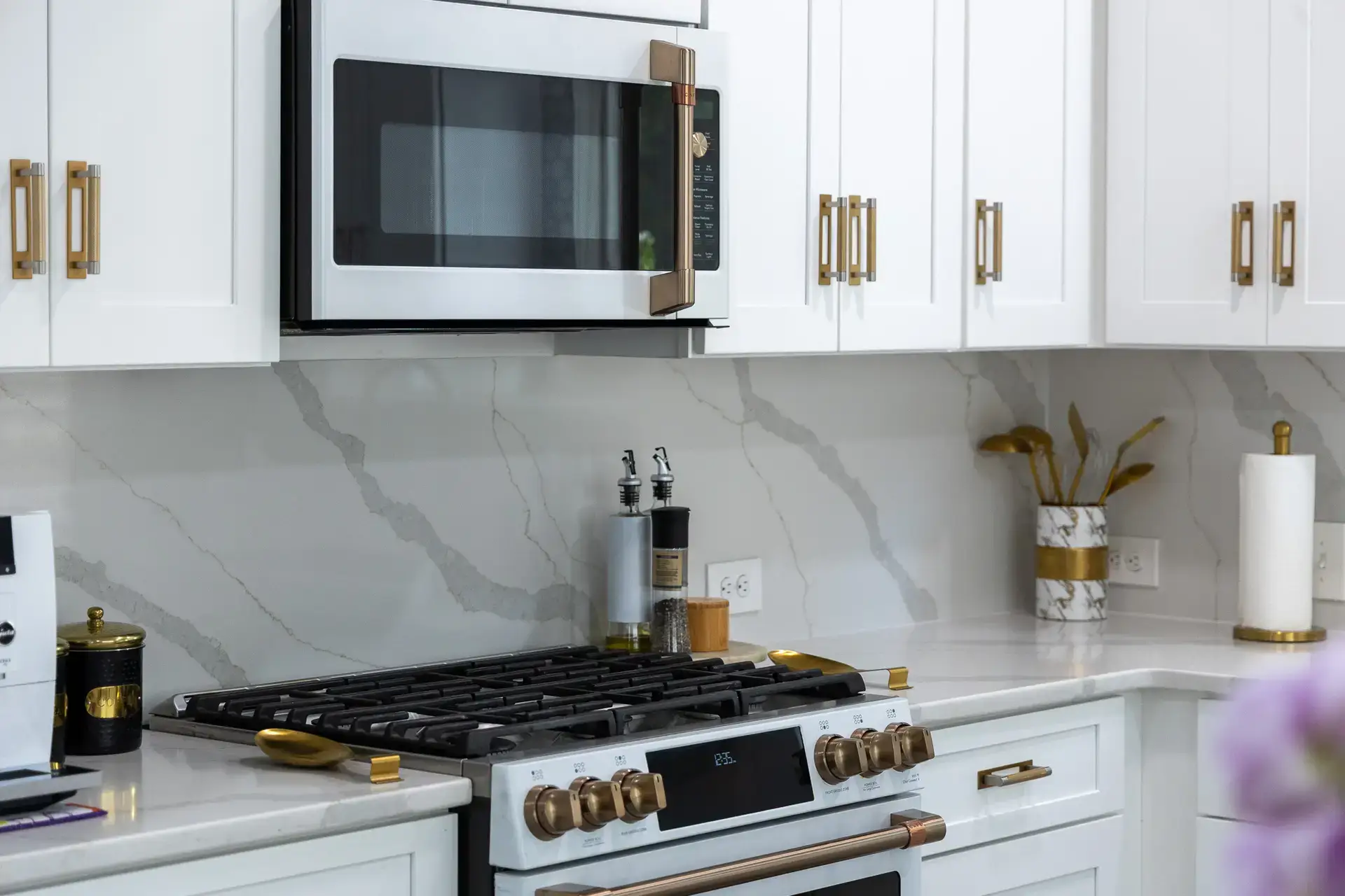 Classic Yet Modern Kitchen Remodel in Leander, TX by Liberty Hill Cabinets project photo 2