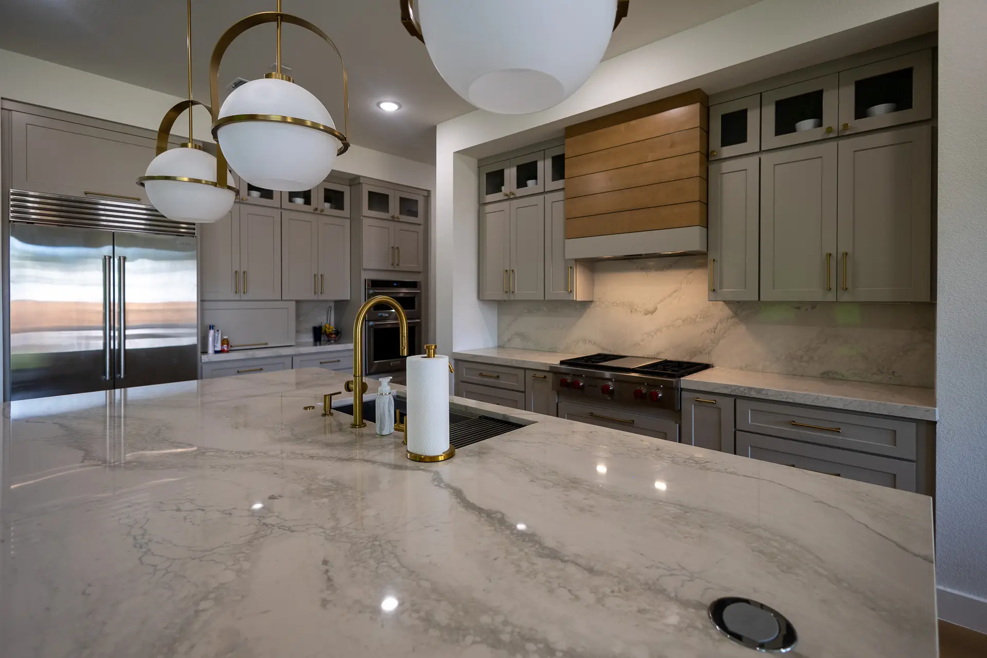 Classic And Contemporary Kitchen Remodel in Cedar Park, TX by Liberty Hill Cabinets project photo